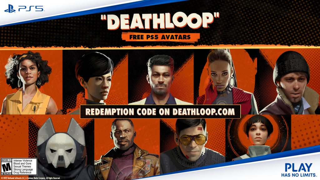 Deathloop PS5 avatars free