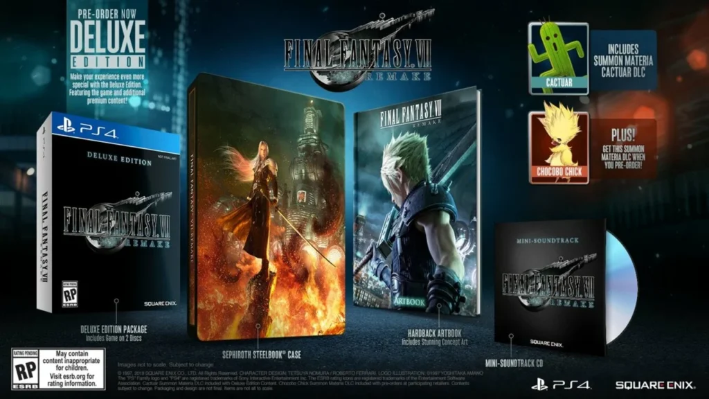 FINAL FANTASY VII REBIRTH Coming in Early 2024 to PS5 on Two Discs