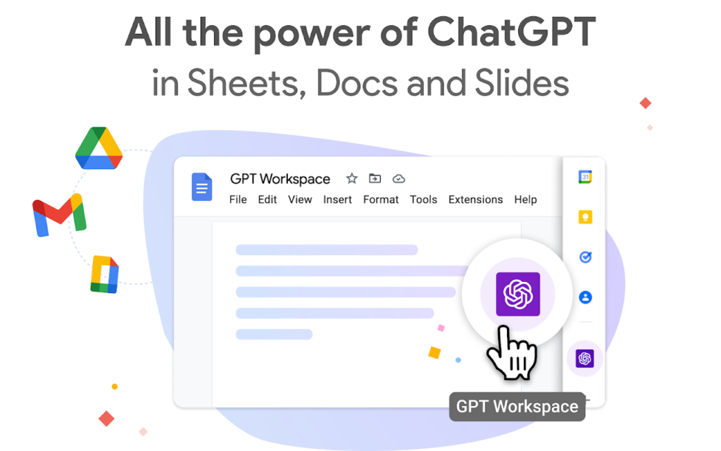 Ai content in Google docs workspace