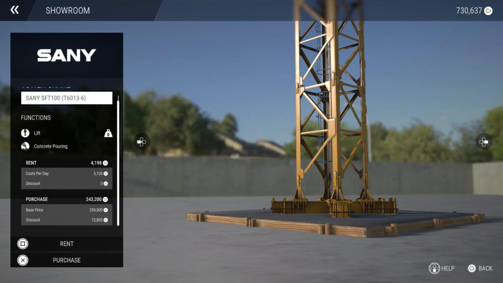 15a Construction Simulator SANY Pack review SANY SFT100 – Tower Crane