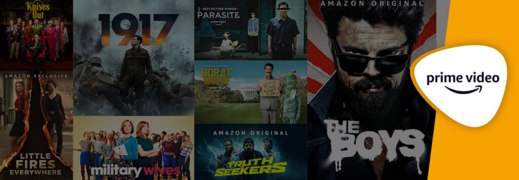 Amazon Prime video banner