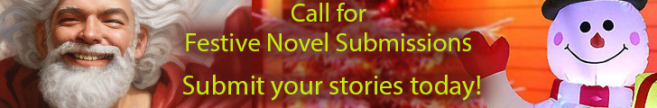 Call for festive novel submissions banner
