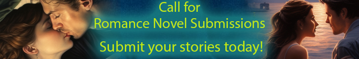 Call for romance novel submissions banner