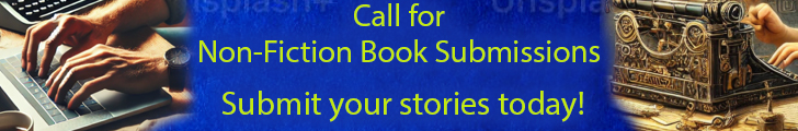 call for non-fiction book submissions banner