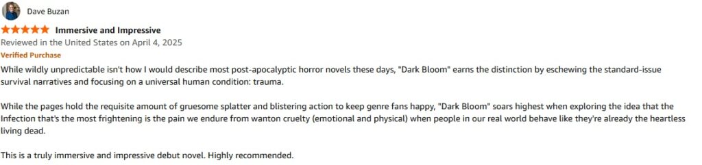 Dark Bloom Signed Copies Review 1