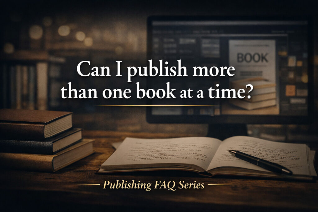 FAQ Can I publish more than one book at a time