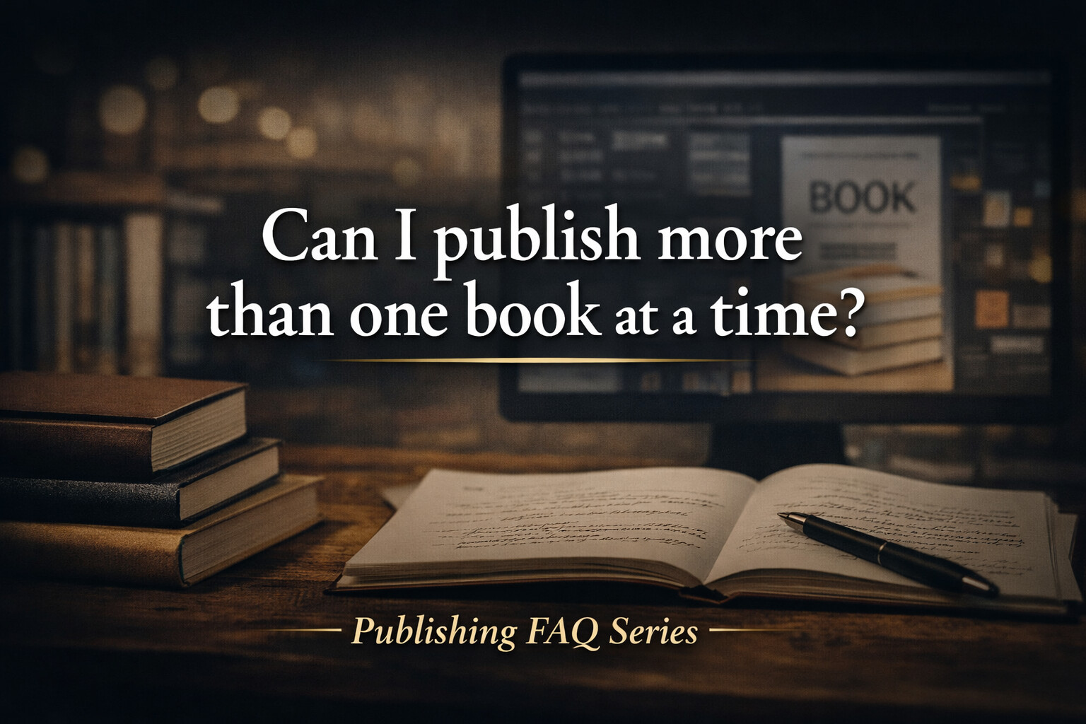 FAQ Can I publish more than one book at a time