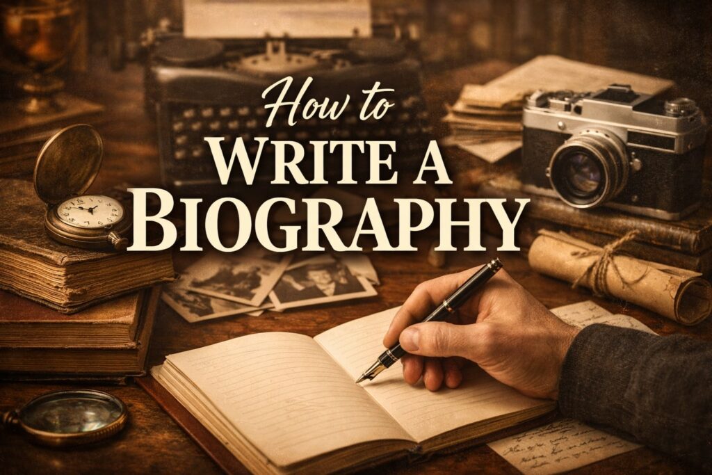 How to write a biography main