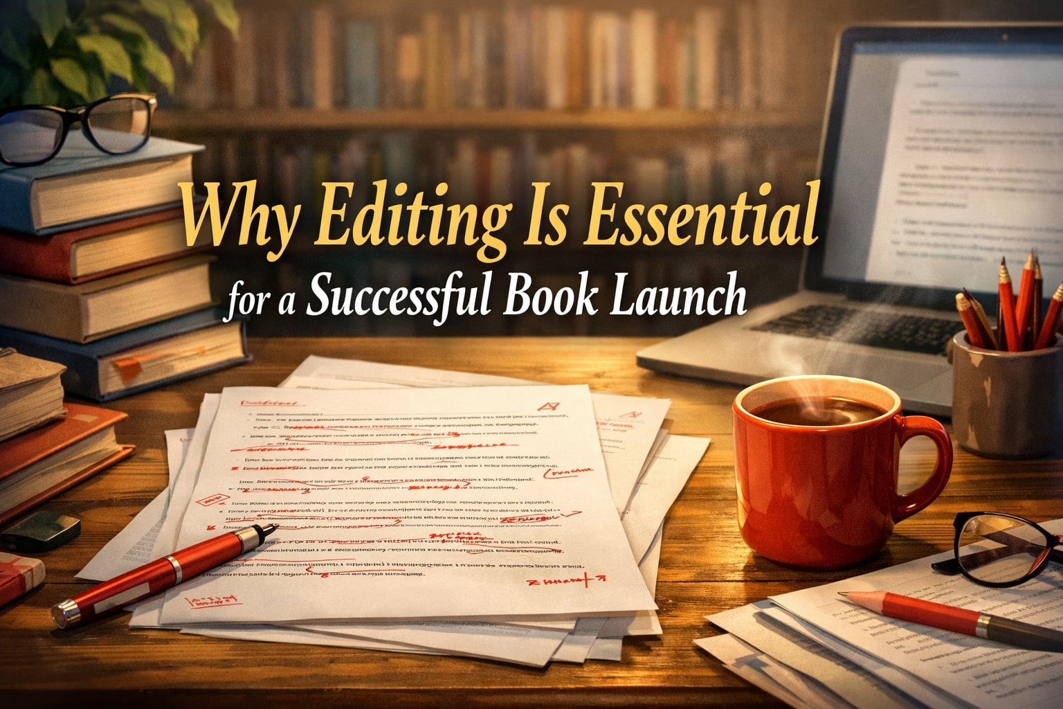 why editing is essential for a successful book launch