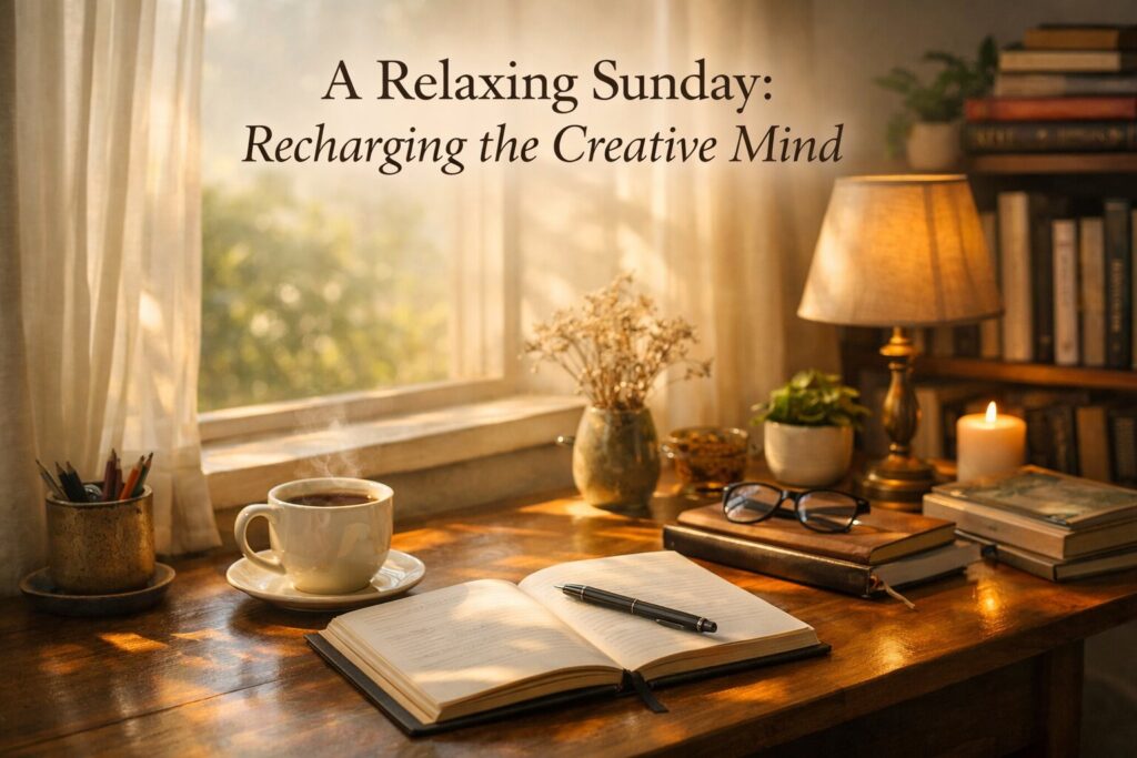 A Relaxing Sunday Recharging the Creative Mind