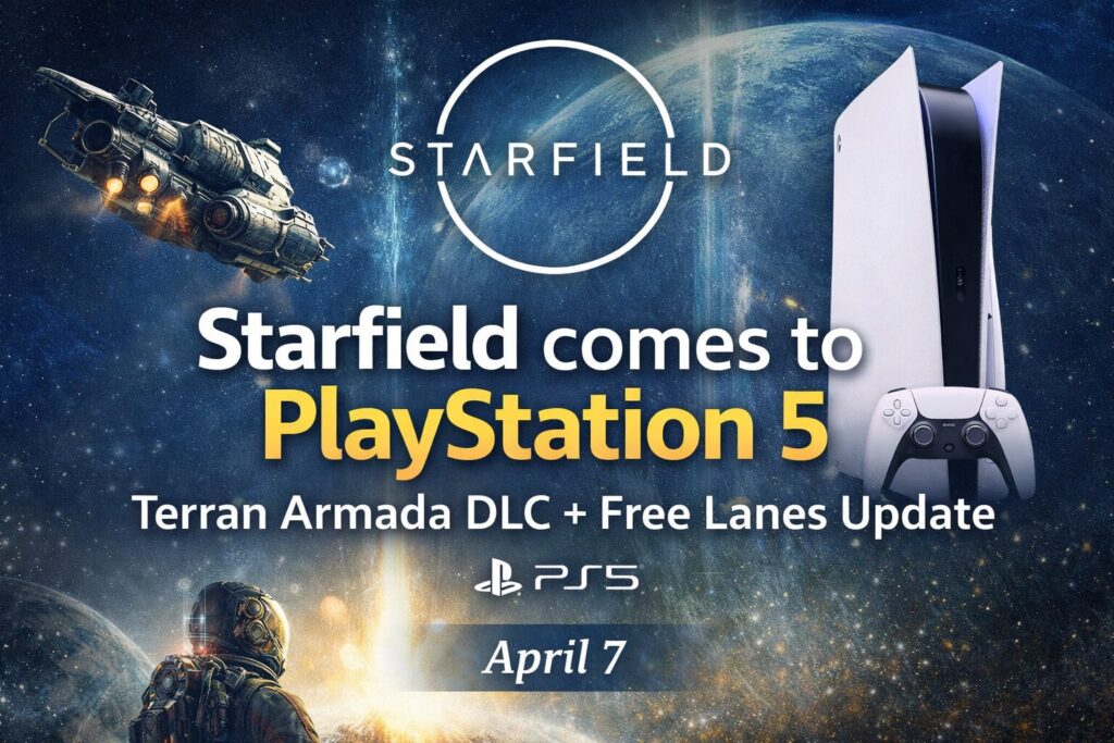 Starfield comes to PlayStation 5 with Terran Armada DLC and Free Lanes update