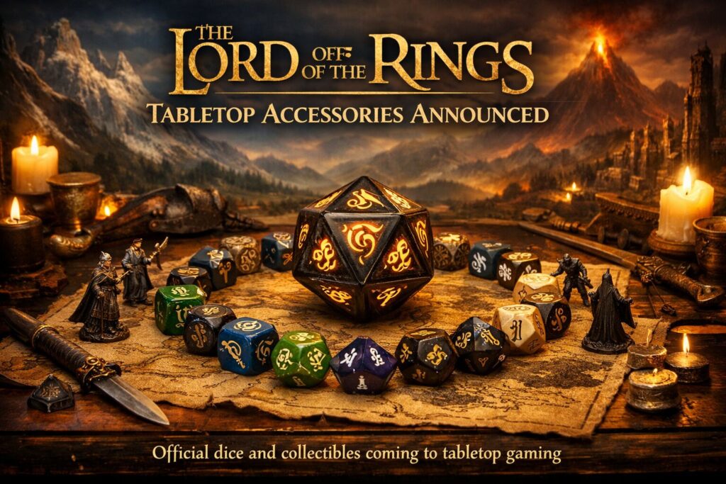 The Lord of the Rings tabletop accessories arrive with Sirius licensing deal