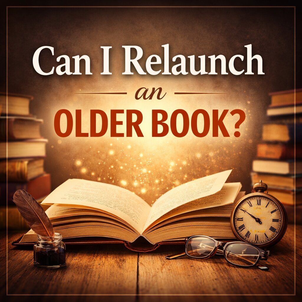 Can I relaunch an older book