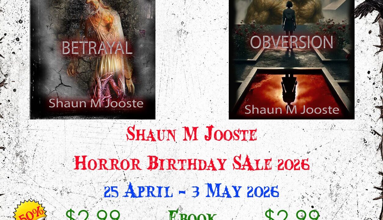 Shaun M Jooste Birthday Sale 2026 – Sacred Valley Horror Novels Discounted
