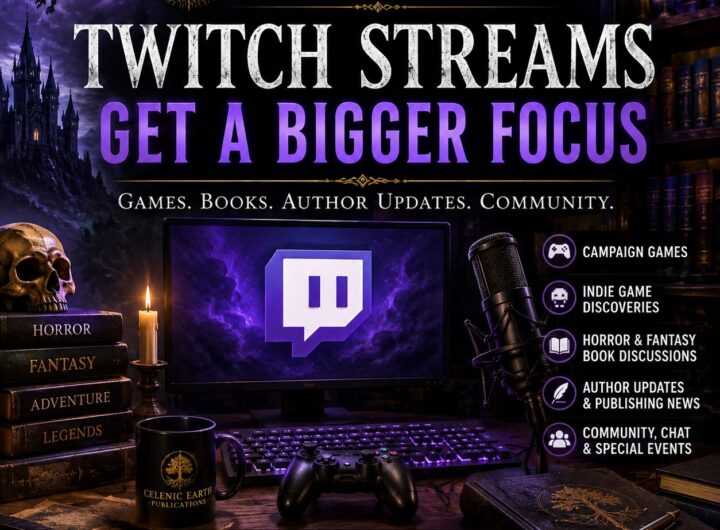Celenic Earth Publications Twitch Streams Get a Bigger Focus in 2026