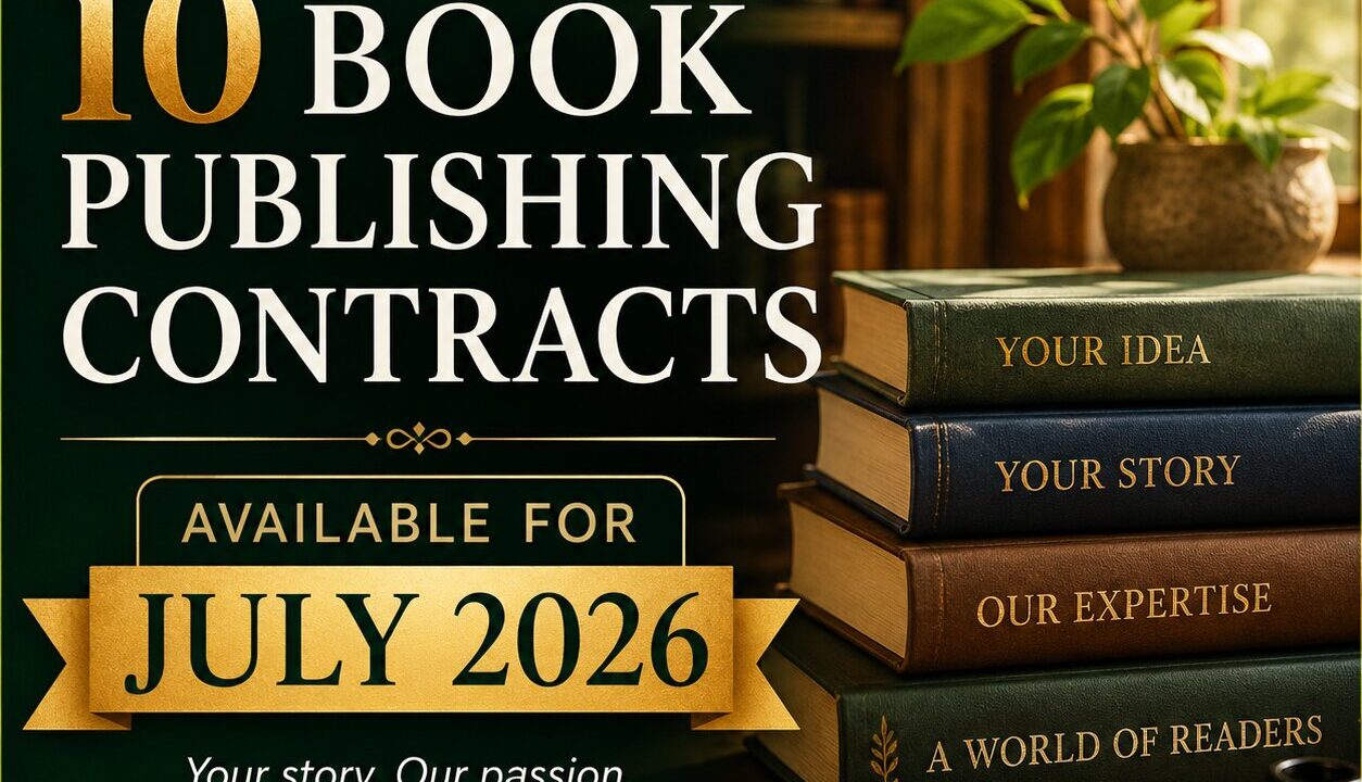 10 Book Publishing Contracts Available for July 2026