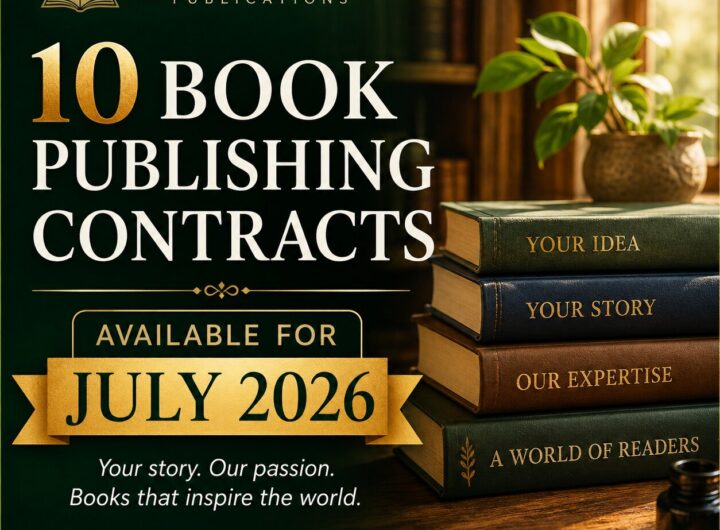 10 Book Publishing Contracts Available for July 2026