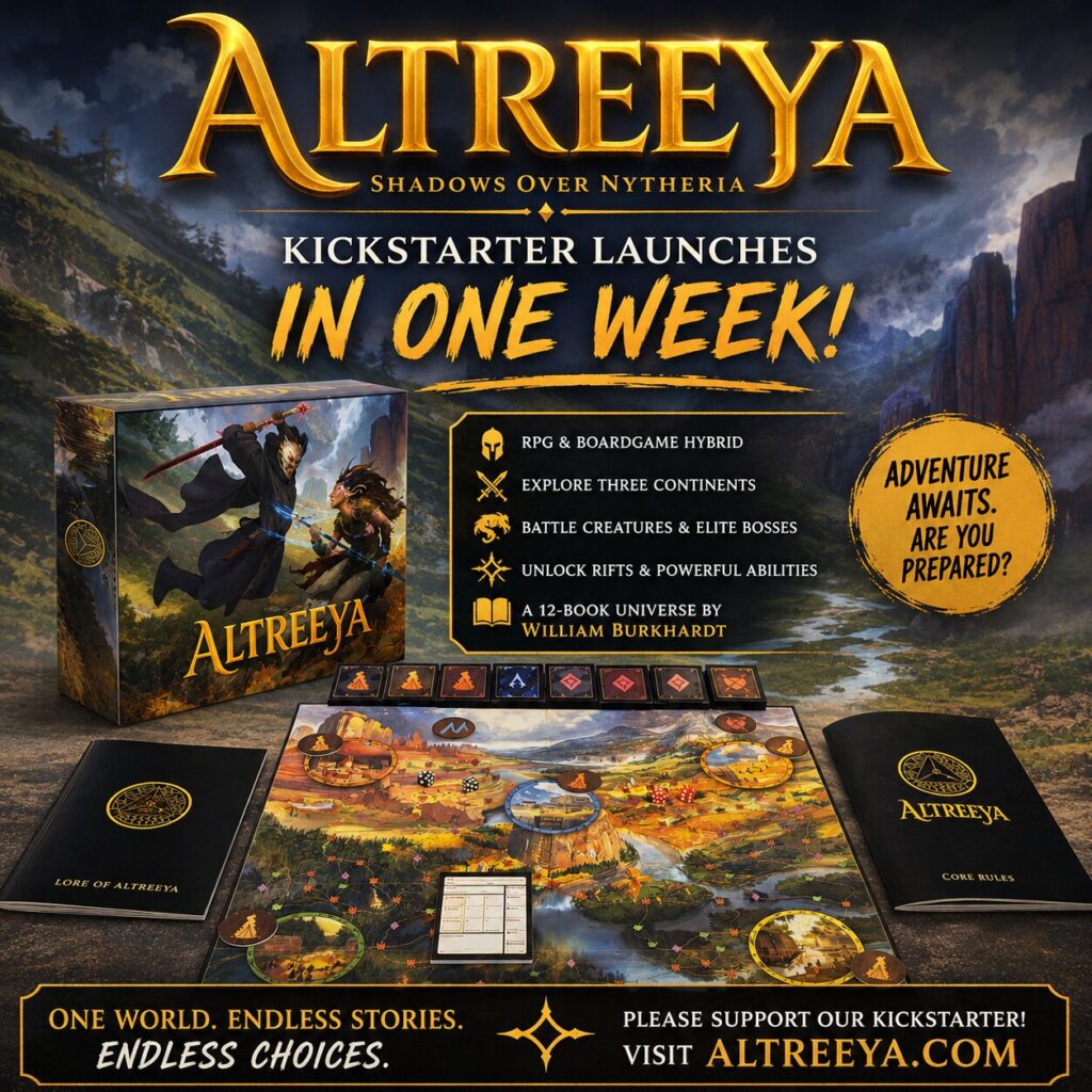 Exciting Altreeya RPG TTRPG Kickstarter Nears Launch