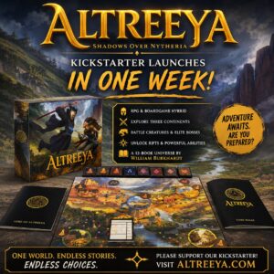 Exciting Altreeya RPG TTRPG Kickstarter Nears Launch