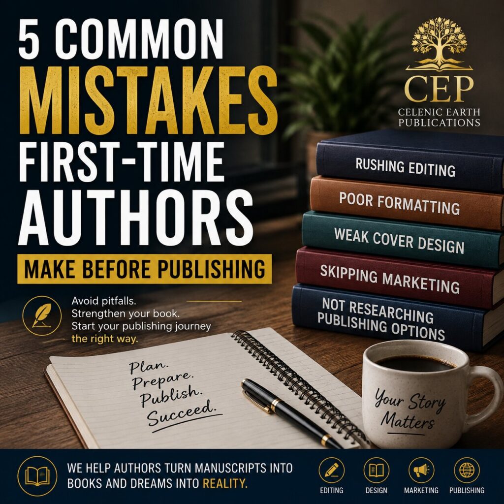 5 Common Mistakes First-Time Authors Make Before Publishing