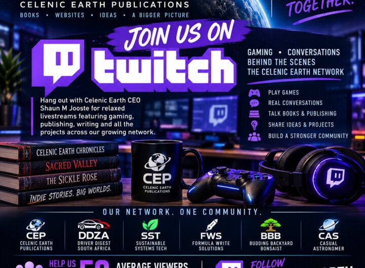 Celenic Earth CEO Shaun M Jooste on Twitch