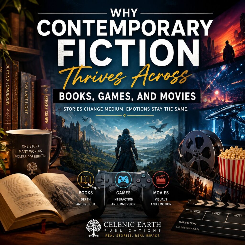 Why Contemporary Fiction Thrives Across Books, Games, and Movies