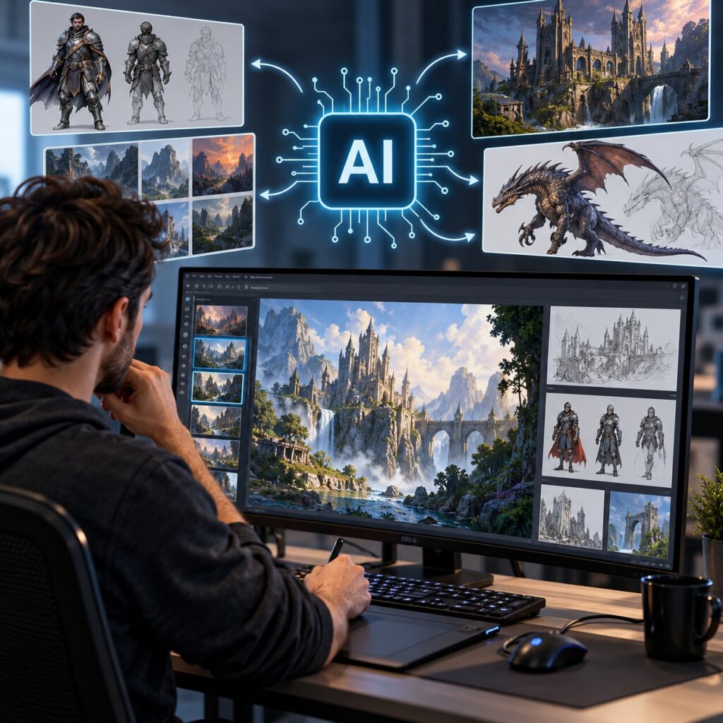 How Developers Are Using AI to Create Visuals in Games
