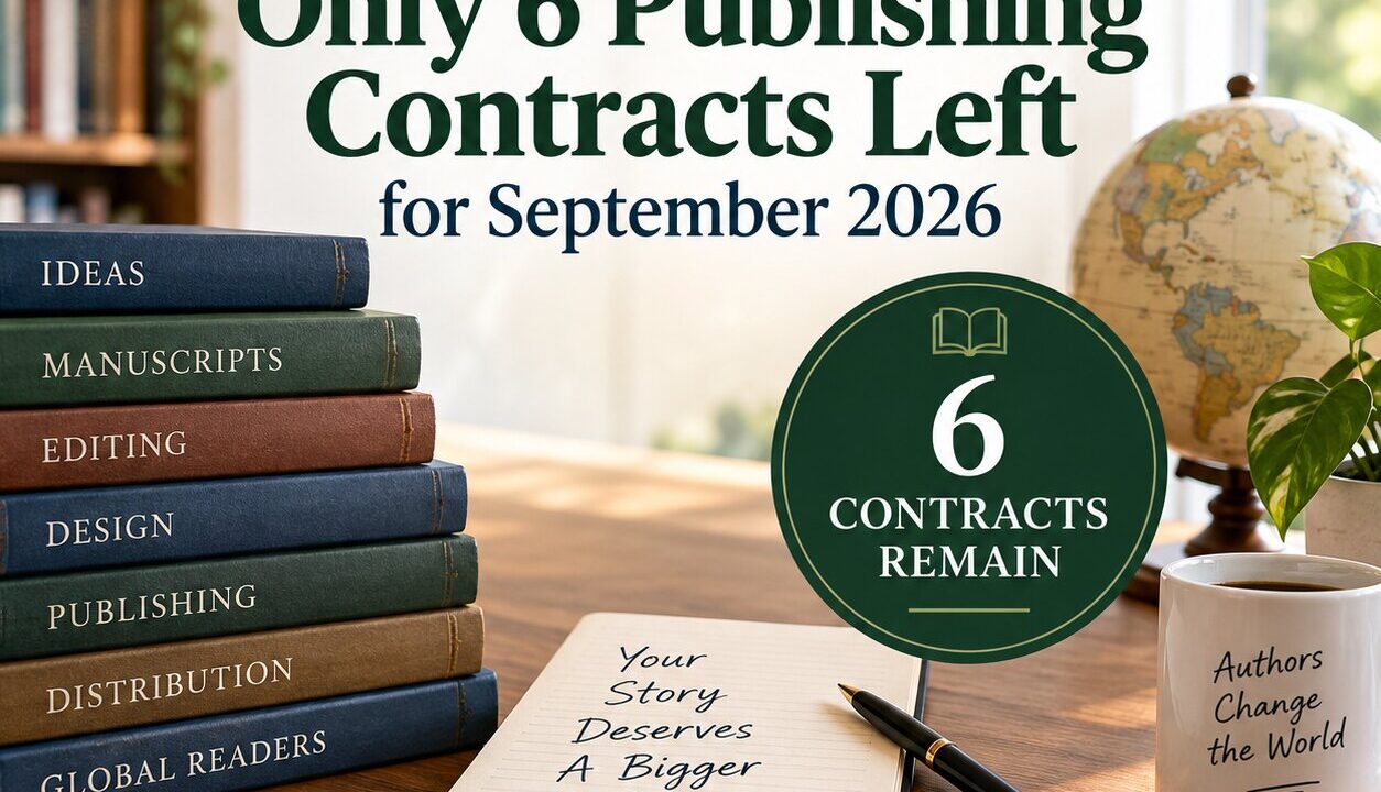 Only 6 Publishing Contracts Left for September 2026