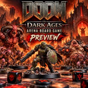 DOOM The Dark Ages Arena Board Game preview
