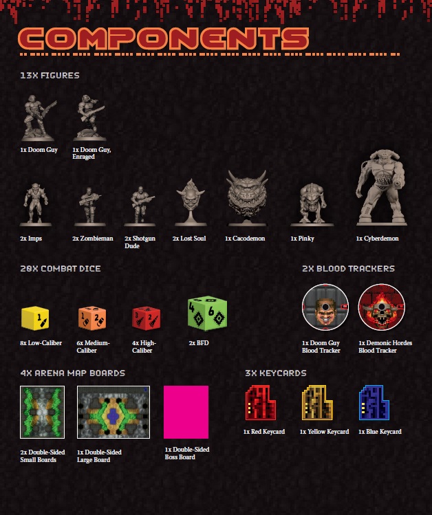 DOOM The Dark Ages Arena Board Game preview
