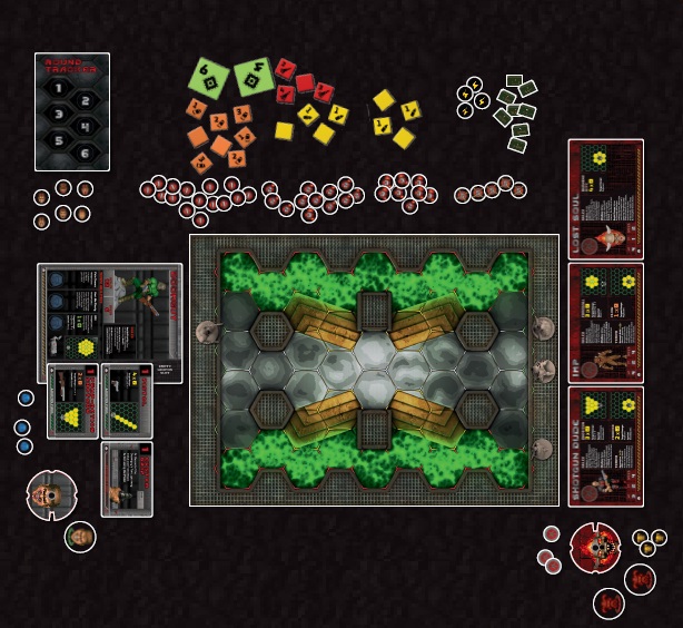 DOOM The Dark Ages Arena Board Game preview