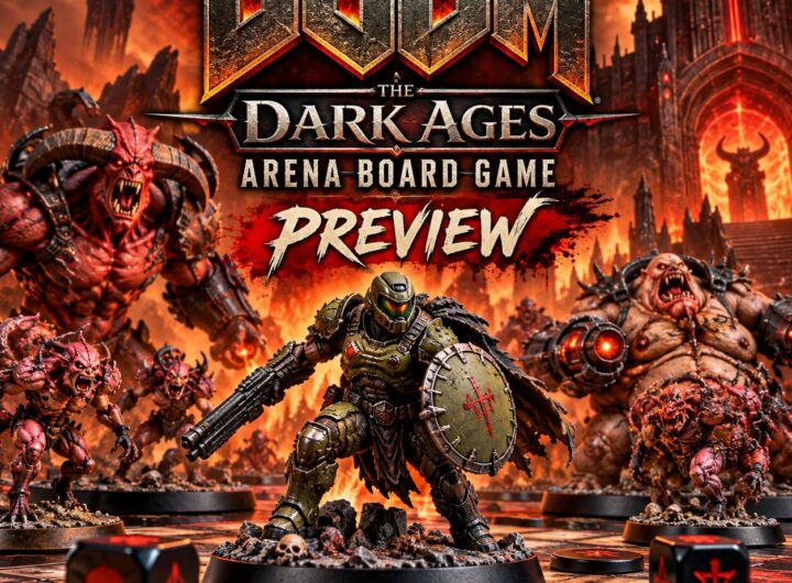 DOOM The Dark Ages Arena Board Game preview